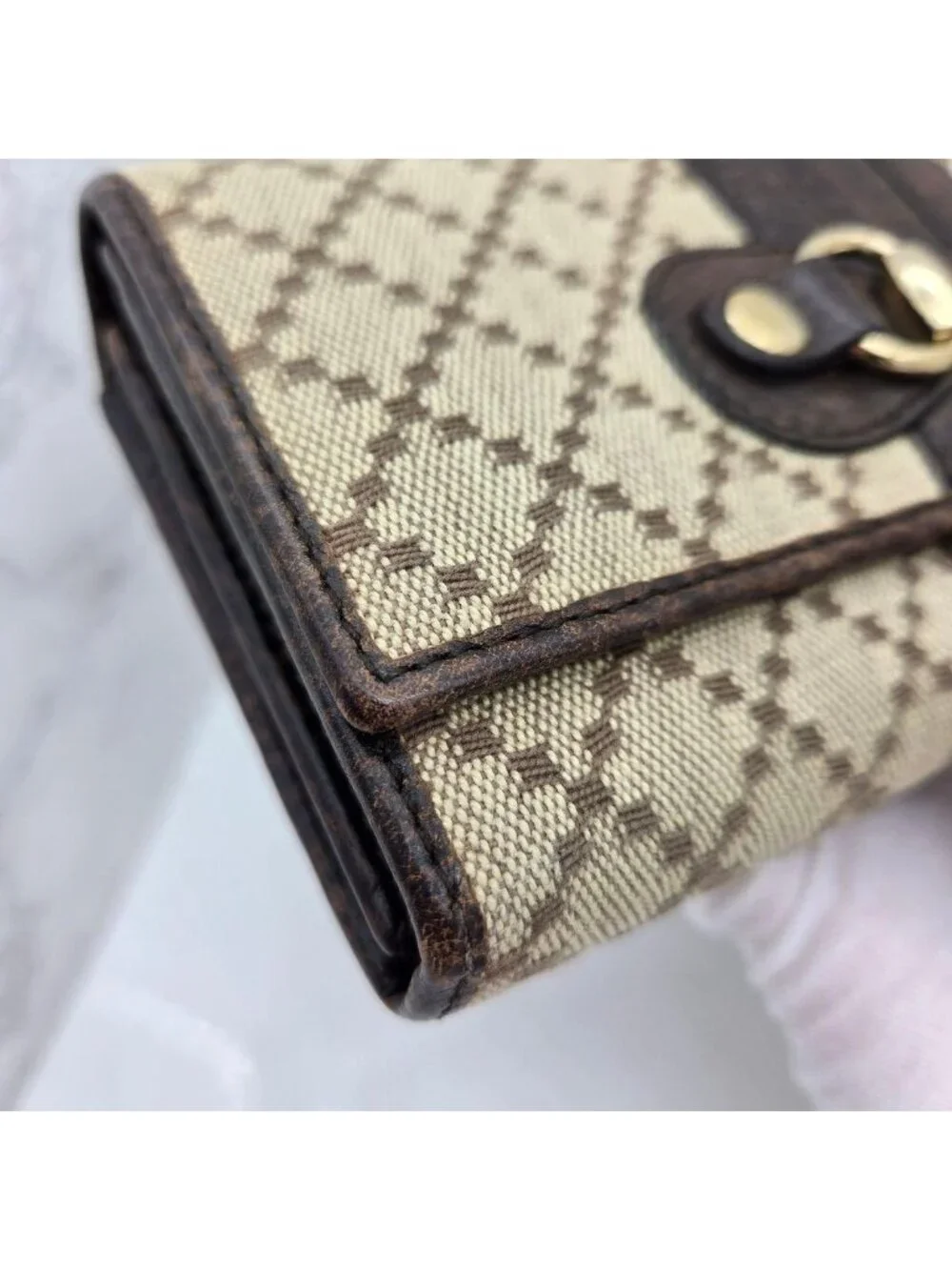 Gucci Wallet Horsebit Diamante - Picture 5 of 15